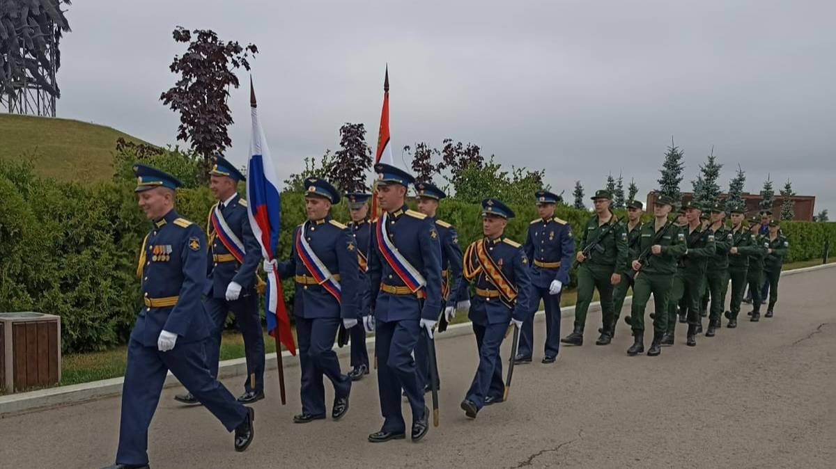 Присяга новобранцев прошла у филиала Музея Победы в Тверской области