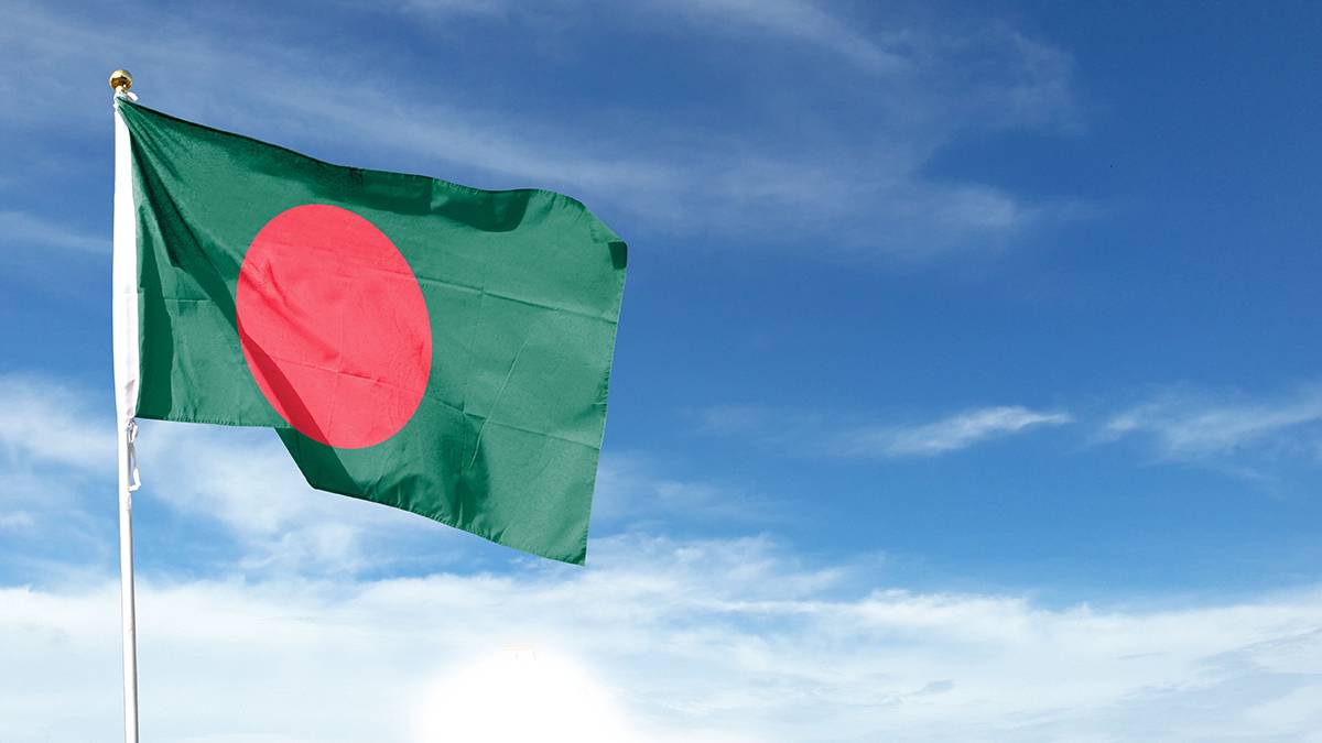 Протестующие попытались снести памятник отцу премьера Бангладеш Хасины (видео)