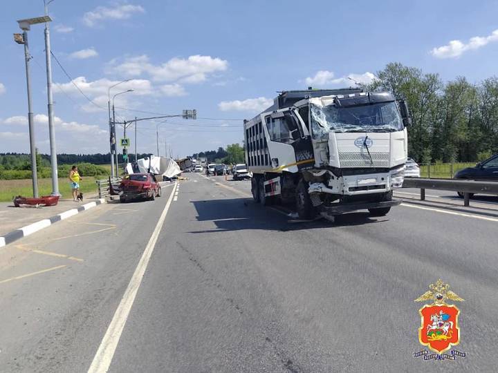 Подросток пострадал в массовом ДТП в Сергиевом Посаде