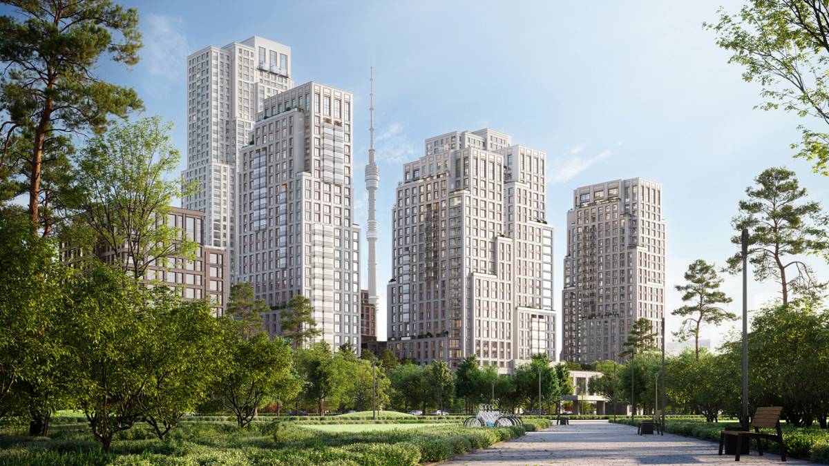 Компания «Брусника» ведет в столице строительство трех самых качественных жилых кварталов