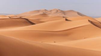 Снег выпал в пустыне в Саудовской Аравии 