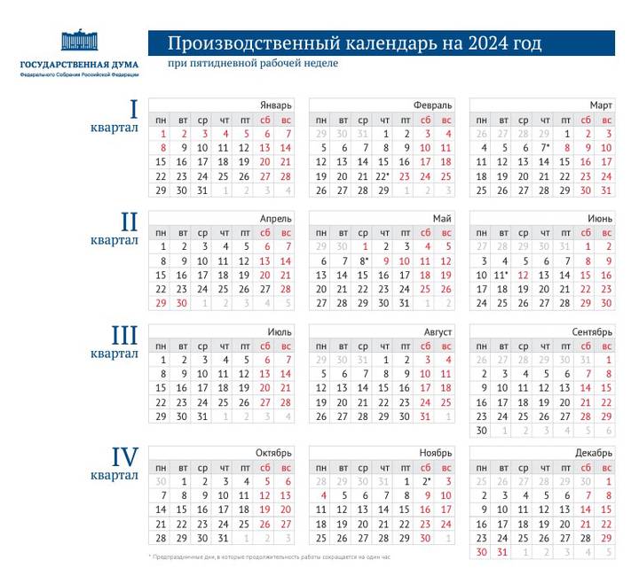 Шестидневная рабочая неделя ждет россиян с 28 октября