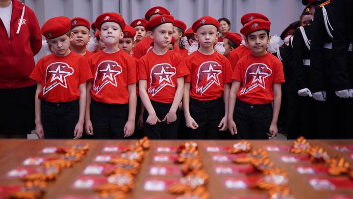 Торжественное посвящение в юнармейцы в Музее Победы / Фото: Екатерина Хорошилова / Вечерняя Москва