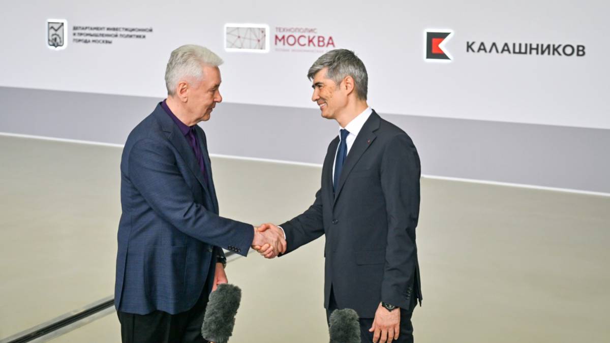 Собянин открыл новый производственный комплекс концерна «Калашников»