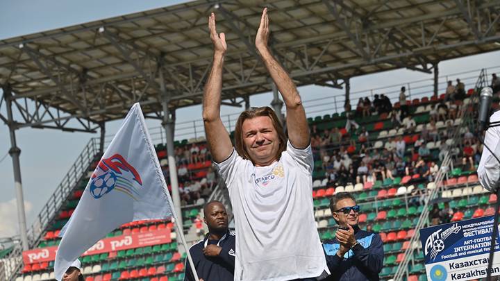 Дмитрий Маликов на чемпионате мира по футболу среди артистов / Фото: Александр Кочубей / Вечерняя Москва