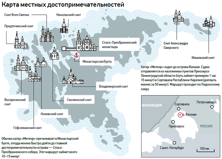 Как попасть на остров Валаам