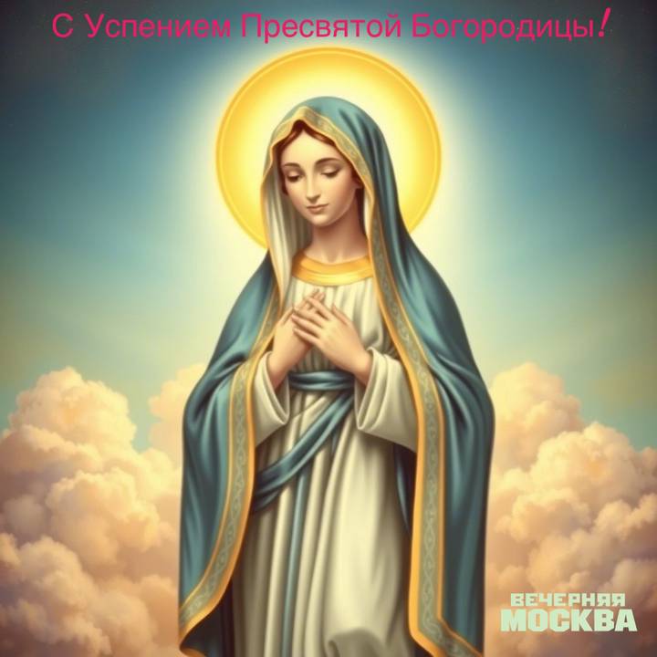 Успение Пресвятой Богородицы: красивые открытки для поздравления