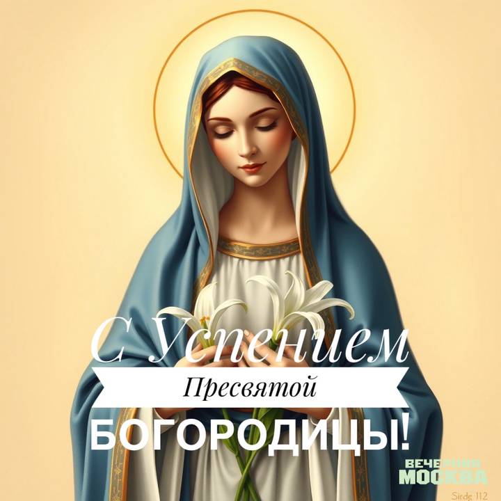 Успение Пресвятой Богородицы: красивые открытки для поздравления