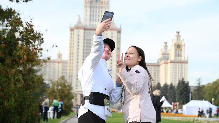 Полумарафон «Моя столица» на Воробьевых горах / Фото: Пелагия Замятина / Вечерняя Москва
