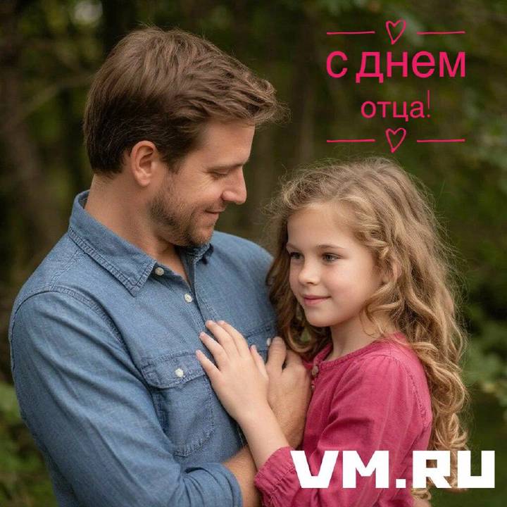 День отца 2025: красивые открытки к празднику