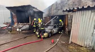 Складское строение вспыхнуло в Новой Москве, есть пострадавшие