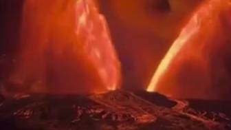 Выброс лавы из вулкана Килауэа зафиксировали на Гавайях