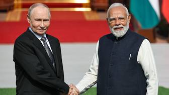 Владимир Путин и Нарендра Моди начали переговоры в Бишкеке