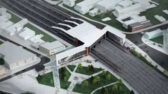 Десятков: Завершен монтаж лифтов и кровли южного вестибюля остановочного пункта Серп и Молот