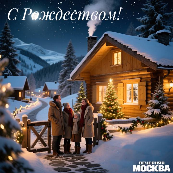 Красивые открытки с рождеством: скачать