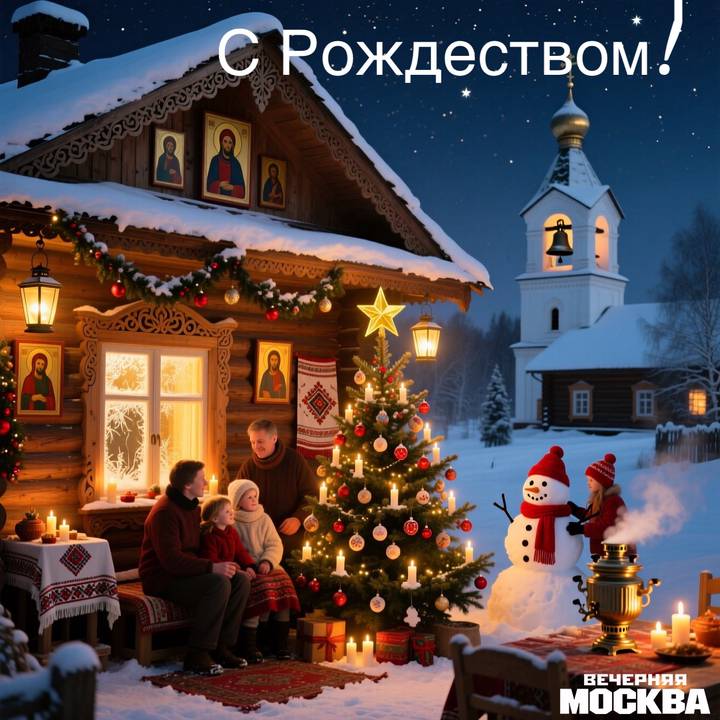 Красивые открытки с рождеством: скачать