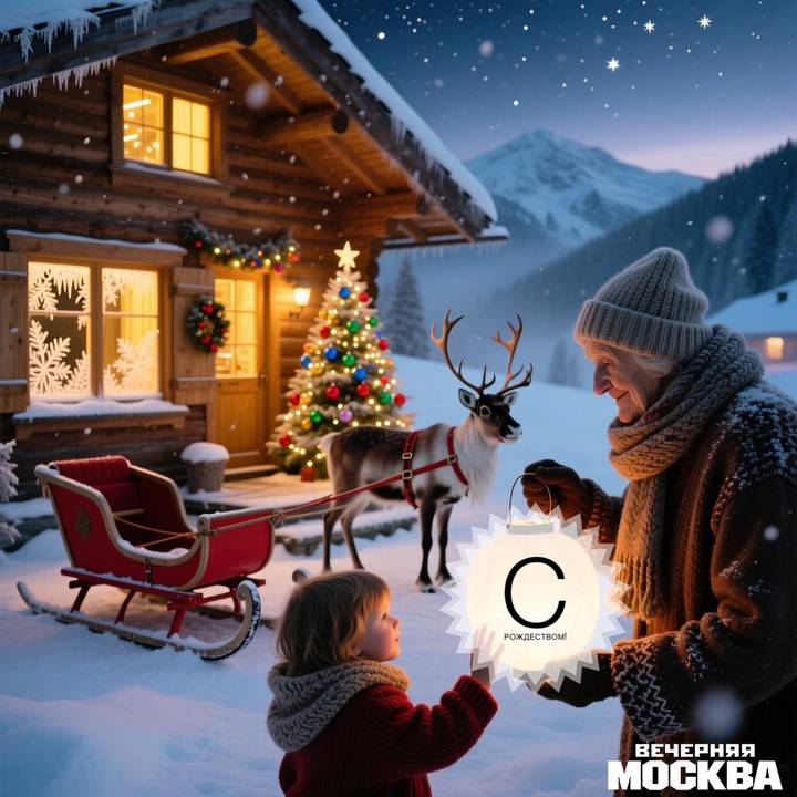 Красивые открытки с рождеством: скачать