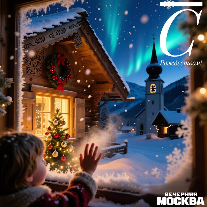 Красивые открытки с рождеством: скачать