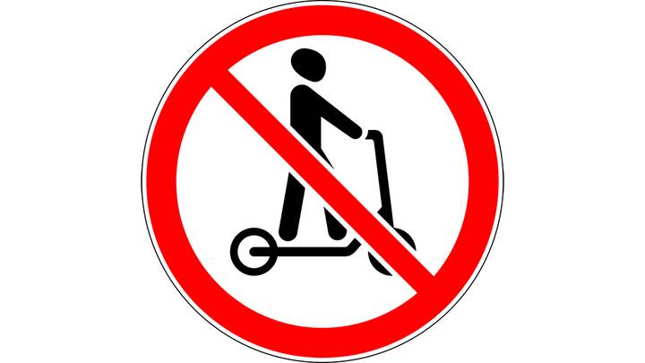 3.35 «Движение на средствах индивидуальной мобильности запрещено»