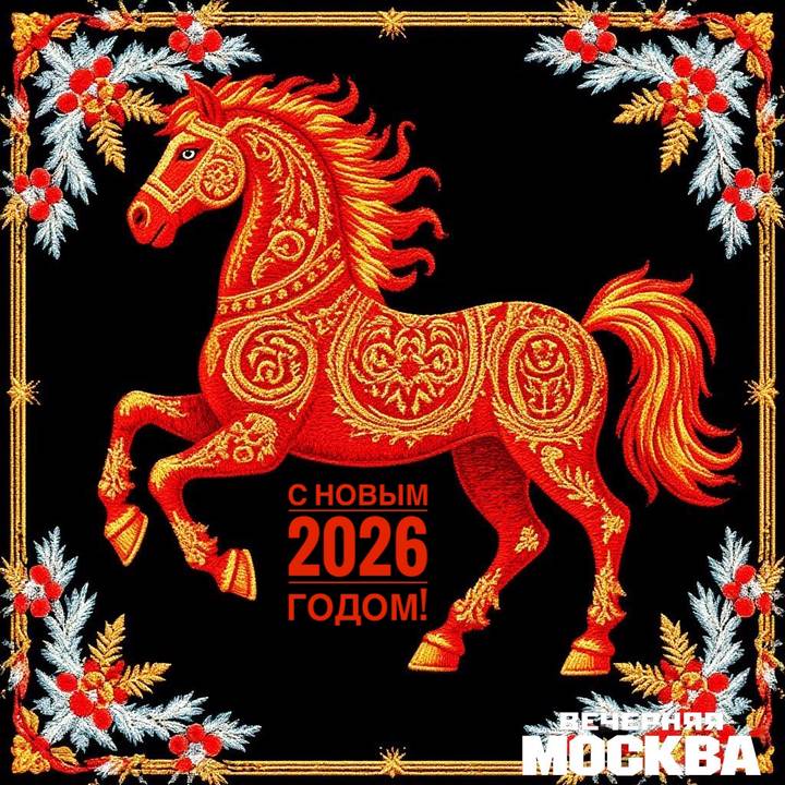Красивые открытки с Новым годом Огненной лошади 2026: скачать