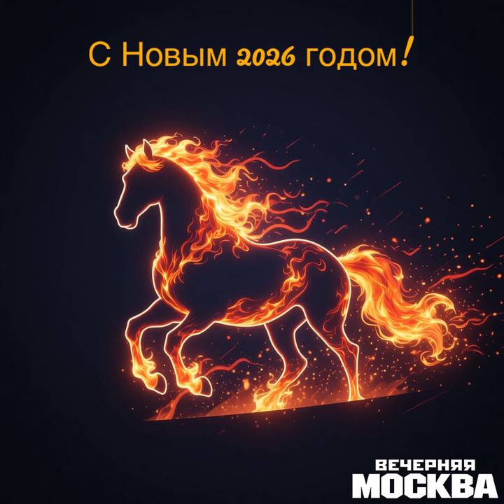 Красивые открытки с Новым годом Огненной лошади 2026: скачать
