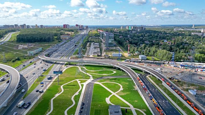 Открытие развязки у метро Корниловская