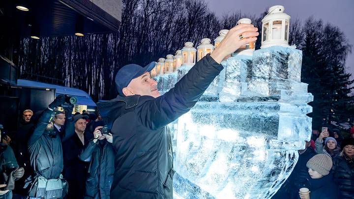 Городской фестиваль в честь Хануки «Рекорд света» / Фото: Дмитрий Дубинский / Вечерняя Москва