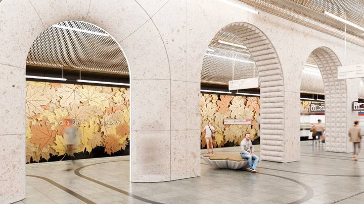 Станция «Кленовый бульвар» Бирюлевской линии мметро