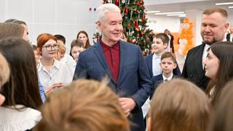 Сергей Собянин открыл новое здание школы в Коммунарке