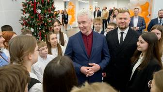 Сергей Собянин открыл новую школу в районе Коммунарка