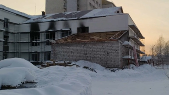 Пожар в учебном центре МВД в Сыктывкаре удалось потушить