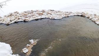 «Мосводосток» обследовал Москву-реку после того, как в воде заметили белую пену