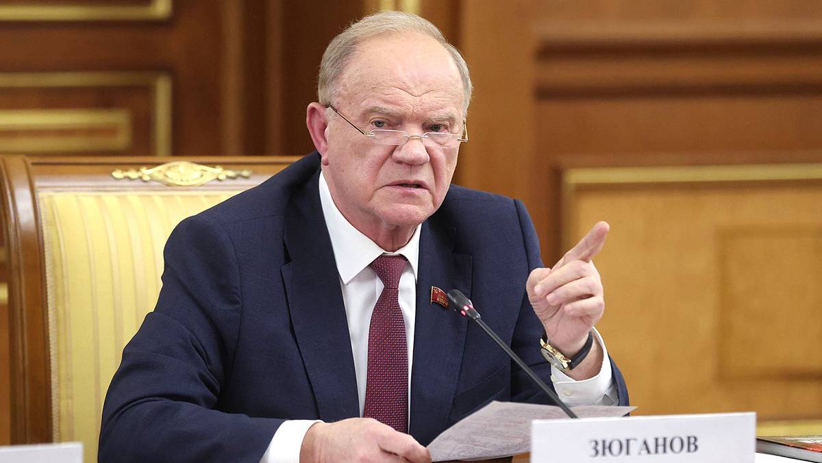Зюганова единогласно избрали руководителем фракции КПРФ в Госдуме