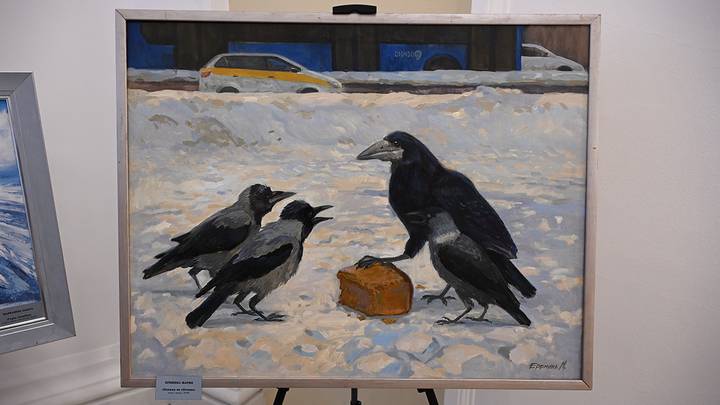 Выставка «Искусство – СВОим» открылась в Театре Российской Армии / Фото: Анатолий Цымбалюк / Вечерняя Москва