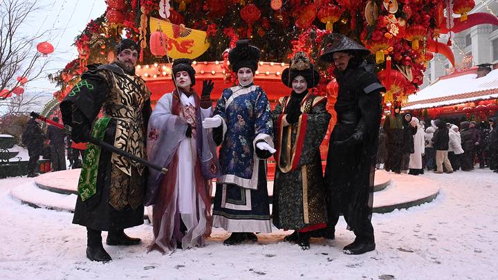 Китайский Новый год на Манежной площади / Фото: Анатолий Цымбалюк / Вечерняя Москва