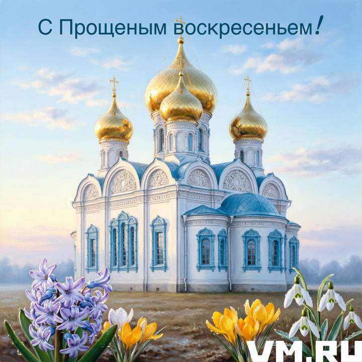 Красивые открытки на Прощеное воскресенье: скачать