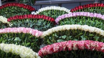 Один миллион роз стоимостью около 70 миллионов рублей оставили в ЖК в Раменках