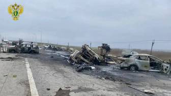 Причиной аварии с бензовозом под Таганрогом стала неисправность грузовика