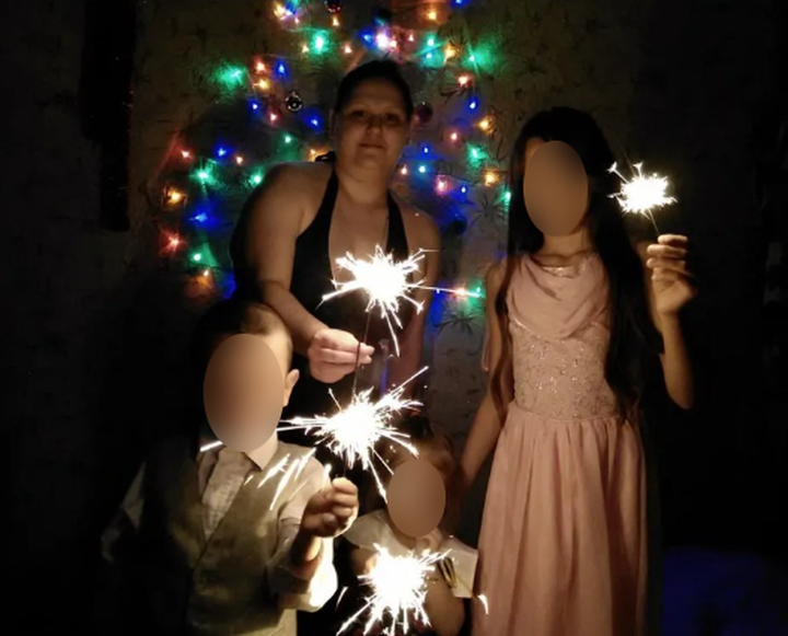 Виктория Блискунова с детьми