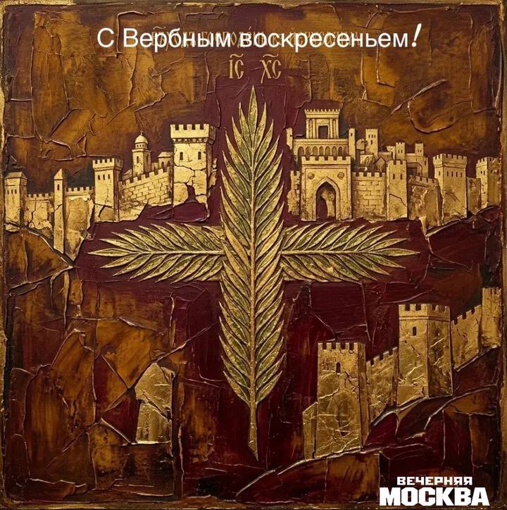 Открытки «С Вербным воскресеньем» 2026: красивые поздравительные картинки