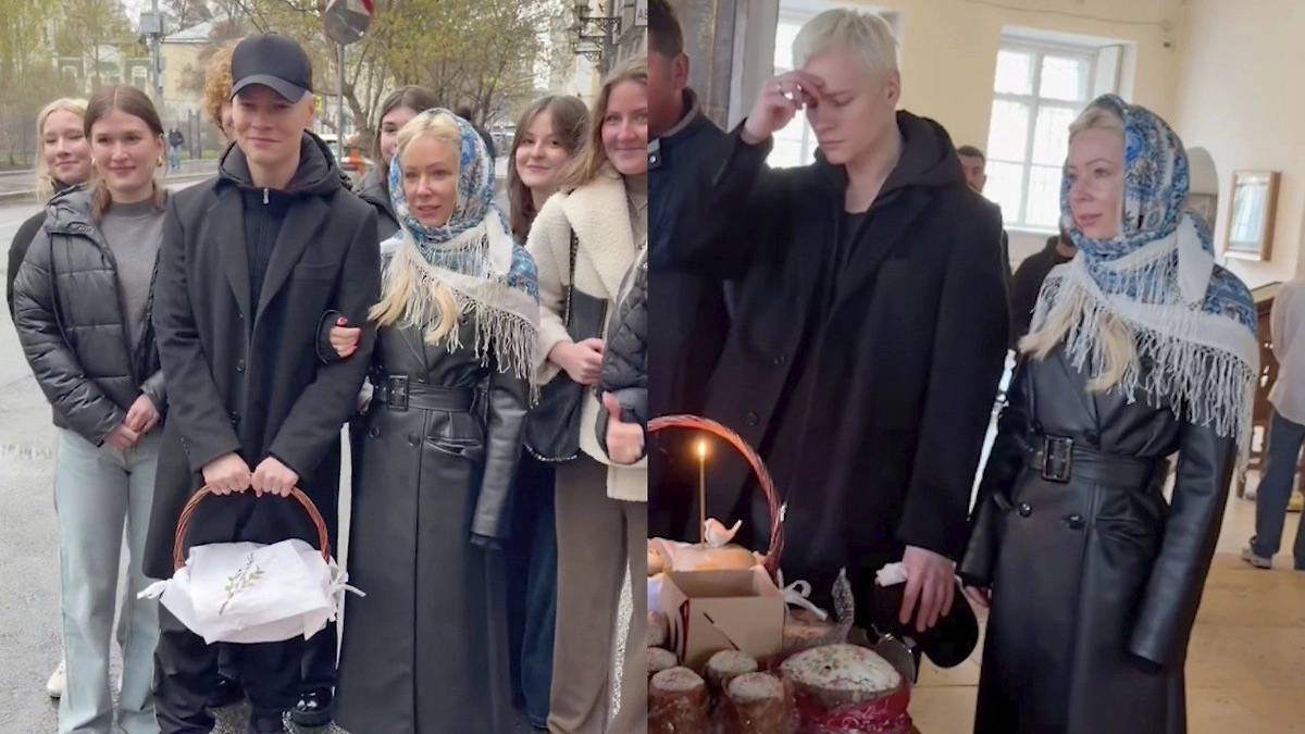SHAMAN и Екатерина Мизулина сходили в храм накануне Пасхи, чтобы освятить куличи