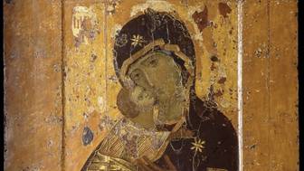 Доставленные из Третьяковки иконы выставили в храме Христа Спасителя