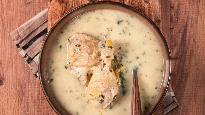 Блюдо грузинской кухни Чихиртма