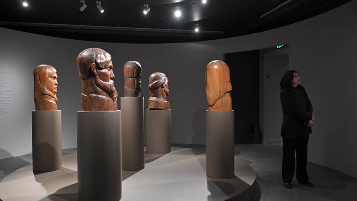 Открытие выставки «Беатриса Сандомирская. 1894–1974» в Пушкинском музее / Фото: Александр Кочубей / Вечерняя Москва