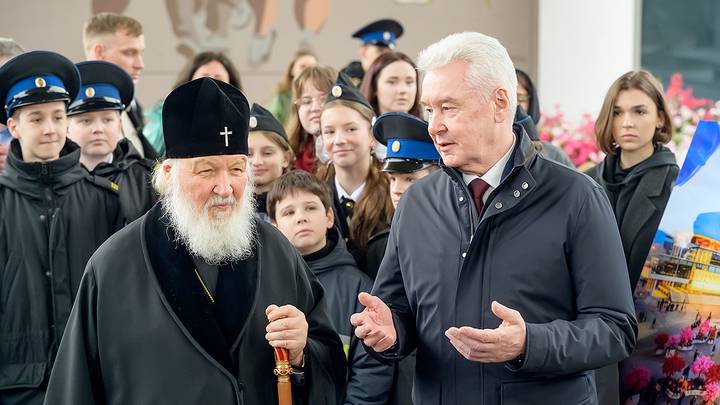 Сергей Собянин и патриарх Кирилл посетили фестиваль «Пасхальный дар» / Фото: Дмитрий Дубинский / Вечерняя Москва