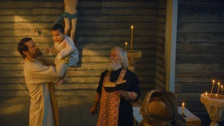 Кадр из фильма «На краю света» режиссера Эдуарда Новикова, снятого по мотивам рассказа Николая Лескова