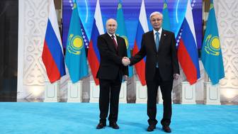 Путин прибыл во Дворец независимости в Астане, где пройдут переговоры с Токаевым