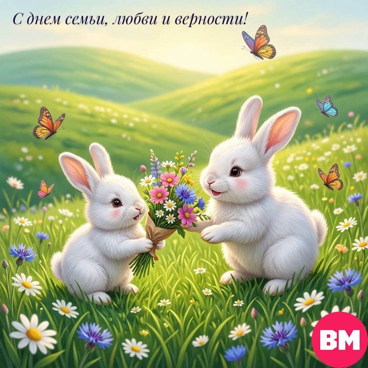 День семьи любви и верности 8 июля 2026 года: открытки скачать бесплатно