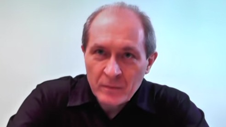 скриншот видеообращения Юрия Чекина к президенту РФ Владимиру Путину