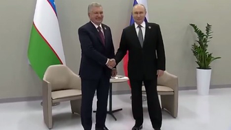 Путин встретился с президентом Узбекистана Мирзиеевым